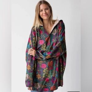 Natural Life cozy Floral Multicolor Hoodie
